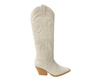 Embroidered Western Cowboy Boots - Boots - British D'sire