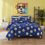 Emoji Print Duvet Cover Set Cool Playful Bedding with Pillowcases - King - Blue - British D'sire