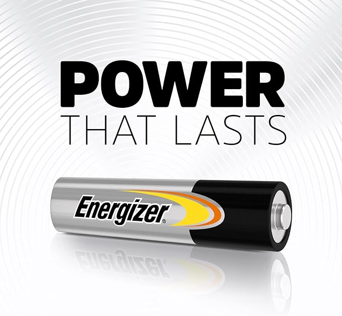 Energizer AAA Batteries, Alkaline Power, 24 Pack, Triple A Battery Pack - Amazon Exclusive (Packaging may vary) & Numatic Numatic Henry Cleaner Bags - 1 Box (Pack of 10) - British D'sire