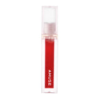 AMUSE Dew Velvet Semi Matt Fresh Dewy Velvet Texture Korean Makeup Transfer-proof Non-sticky Lipstick glossy Vegan 06 Lively Rose (Salmon Rose) 4g