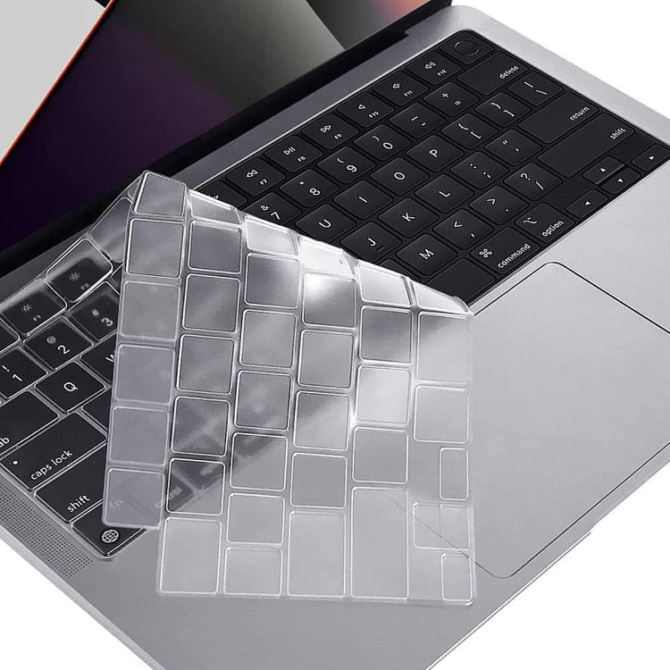 ENKAY Ultra Thin Soft TPU Laptop Keyboard Protector Film For MacBook Air 13.6 2022/2024 A2681 (M2) / A3113 (M3), Version:EU Version - British D'sire