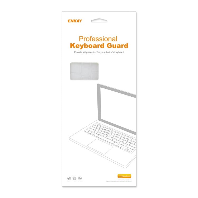 ENKAY Ultra Thin Soft TPU Laptop Keyboard Protector Film For MacBook Air 13.6 2022/2024 A2681 (M2) / A3113 (M3), Version:US Version - British D'sire
