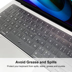 ENKAY Ultra Thin Soft TPU Laptop Keyboard Protector Film For MacBook Air 13.6 2022/2024 A2681 (M2) / A3113 (M3), Version:US Version - British D'sire