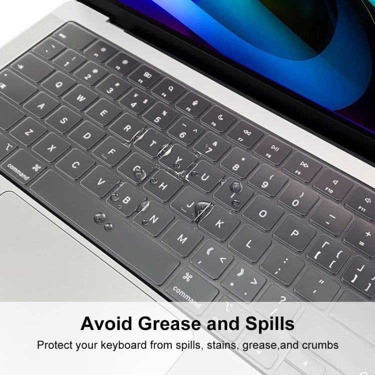 ENKAY Ultra Thin Soft TPU Laptop Keyboard Protector Film For MacBook Air 13.6 2022/2024 A2681 (M2) / A3113 (M3), Version:US Version - British D'sire