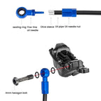 ENLEE E511 Bike 5-Line Hydraulic Needle Hydraulic Disc Brake Hose Connector(Black) - British D'sire