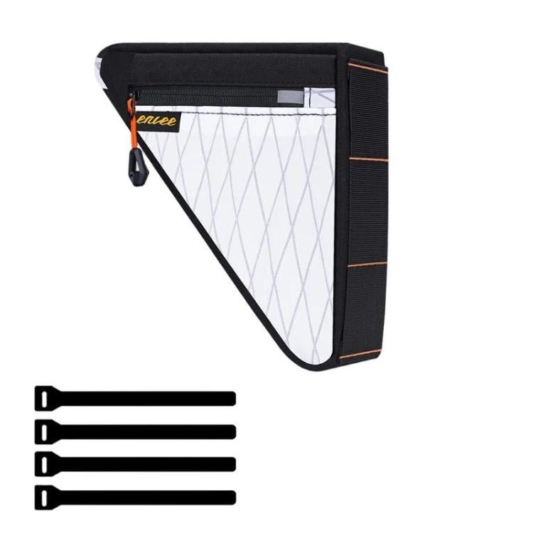 ENLEE PS-S100 Bike Frame Triangle Bag Waterproof Large-Capacity Tool Pouch(White) - British D'sire Main image