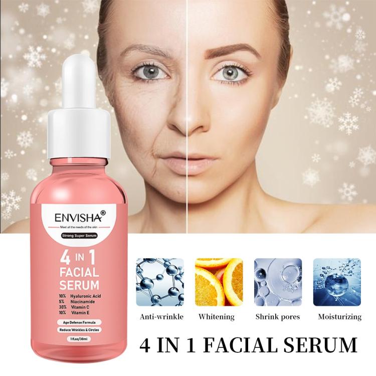 ENVISHA 30ml/ Bottle 4 - in - 1 Facial Serum Hydrating and Moisturizing Liquid Essence - British D'sire