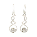 Sundari Jewellery Triple Infinity Gem Set Earring