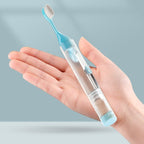 ETRAVEL Travel Portable Folding Toothbrush Set(White) - British D'sire