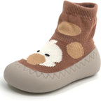 Exemaba Toddler Anti - Slip Sock Shoes Baby First Walking Shoes Infant Slipper for Boys Girls - British D'sire
