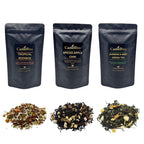 Exotic Tea Selection, 3 Gourmet Loose Leaf Teas (3 Flavours, 100g Each) - Tea & Infusions - British D'sire