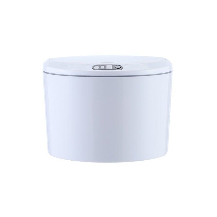 EXPED SMART Desktop Smart Induction Electric Storage Box Car Office Trash Can, Specification: 3L USB Charging (White) - British D'sire