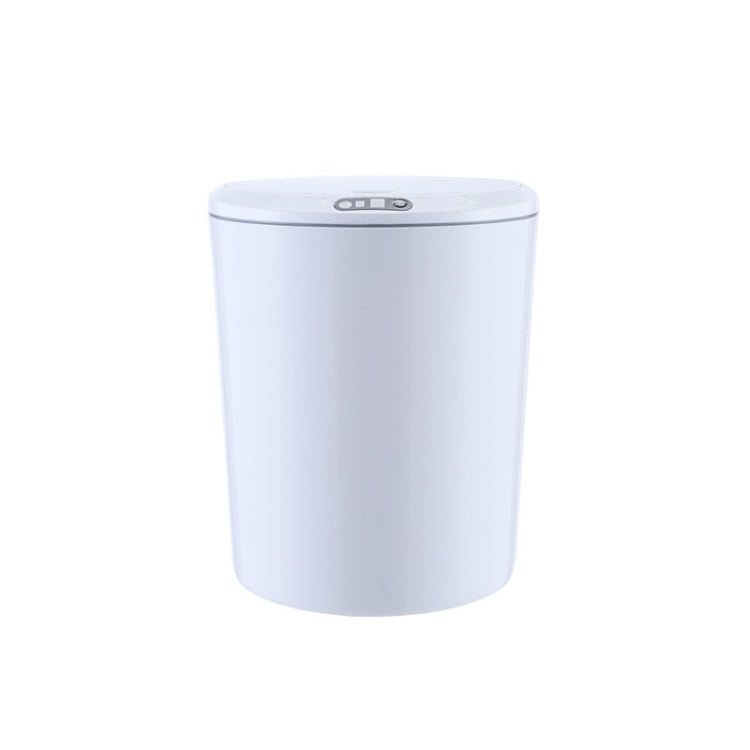 EXPED SMART Desktop Smart Induction Electric Storage Box Car Office Trash Can, Specification: 5L Battery Version (White) - British D'sire Main image