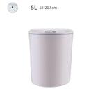 EXPED SMART Desktop Smart Induction Electric Storage Box Car Office Trash Can, Specification: 5L USB Charging (Khaki) - British D'sire