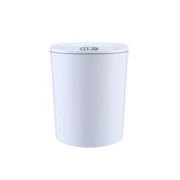 EXPED SMART Desktop Smart Induction Electric Storage Box Car Office Trash Can, Specification: 5L USB Charging (White) - British D'sire