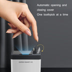 EXPED SMART Intelligent Induction Automatic Toothpick Box Household Restaurant Electric Toothpick Holder, Specification: Battery Version - British D'sire
