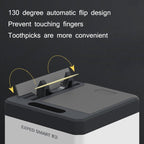EXPED SMART Intelligent Induction Automatic Toothpick Box Household Restaurant Electric Toothpick Holder, Specification: Battery Version - British D'sire