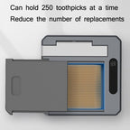 EXPED SMART Intelligent Induction Automatic Toothpick Box Household Restaurant Electric Toothpick Holder, Specification: USB Charge Version - British D'sire