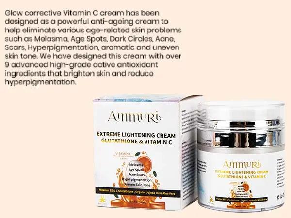Extreme Whitening Cream For Dark Spots Blemishes Bikini Under Arms Skin Brightening Treatment - Vitamin C Cream - British D'sire