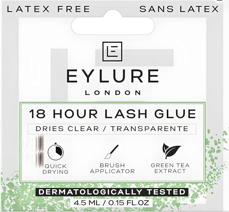 Eylure 18H Lash Glue Brush Applicator Latex Free Clear - False Eyelash Adhesive - British D'sire Main image