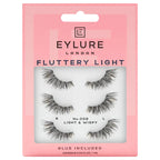 Eylure Fluttery Light 3/4 Length Lashes 008 Multipack of 3 - British D'sire