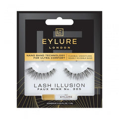 Eylure Lash Illusion Faux Mink Lashes No 305 - False Eyelashes - British D'sire