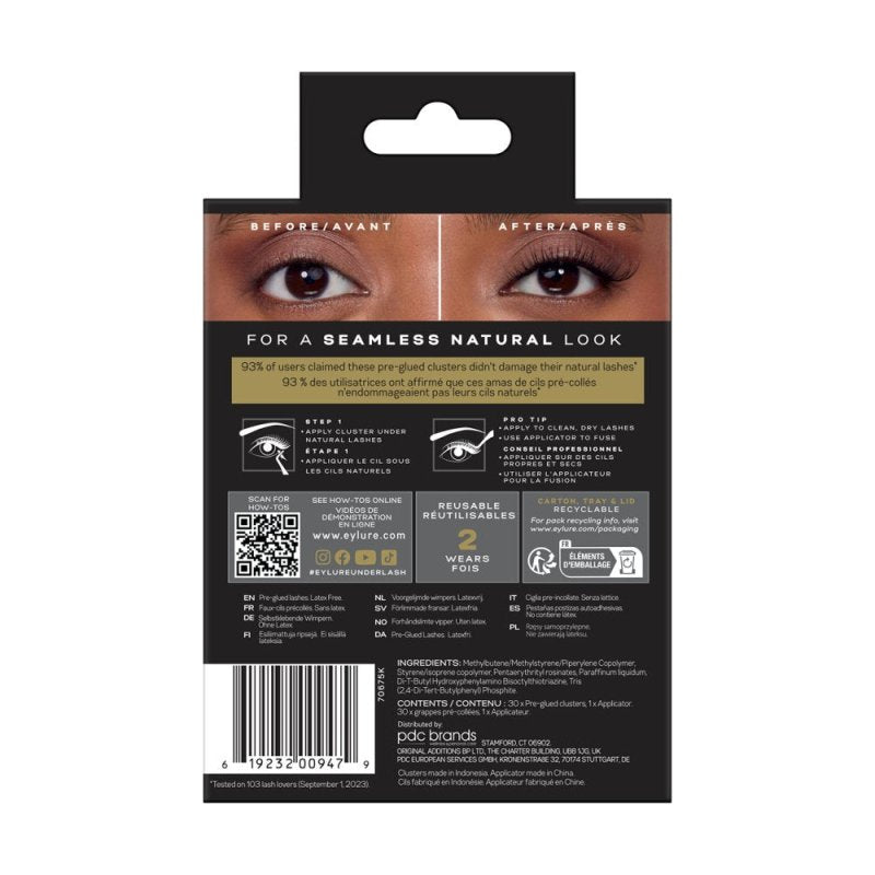 Eylure London Under Lash Pre-Glued Clusters Secondary image