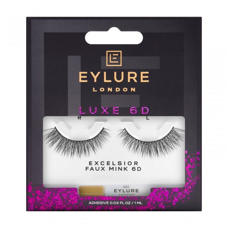 Eylure Luxe Faux Mink Lashes 6D Excelsior - False Eyelashes - British D'sire Main image