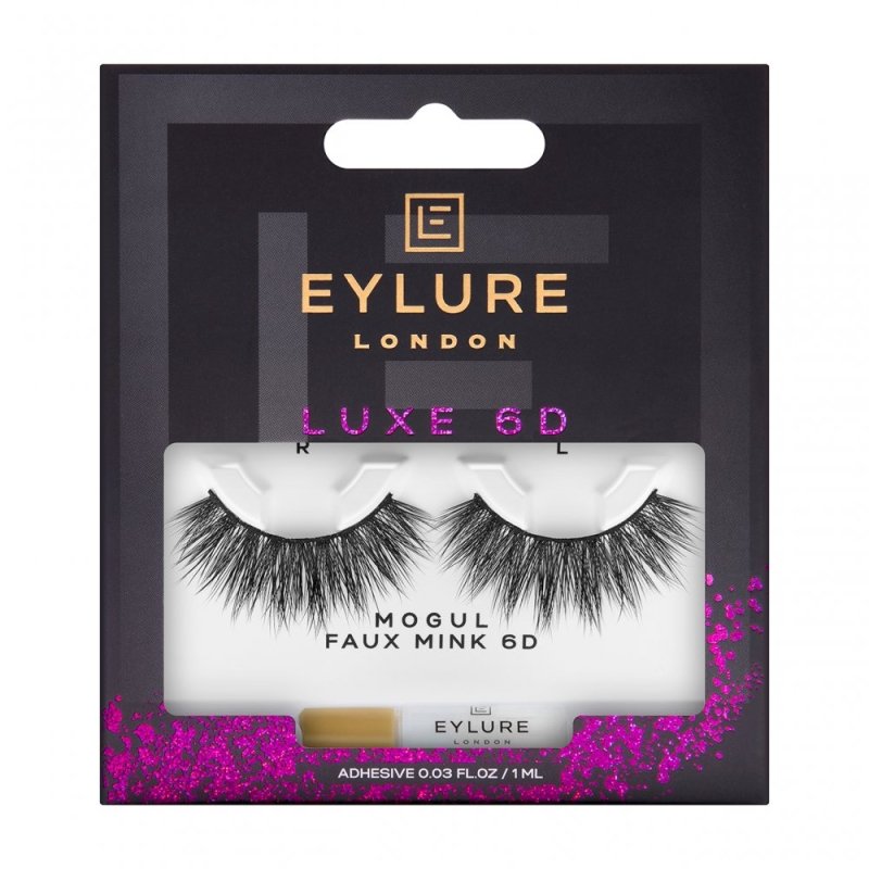 Eylure Luxe Faux Mink Lashes 6D Mogul - False Eyelashes - British D'sire Main image