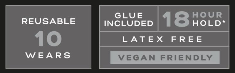 Eylure Luxe Velvet Noir Nightfall Lashes - False Eyelashes - British D'sire