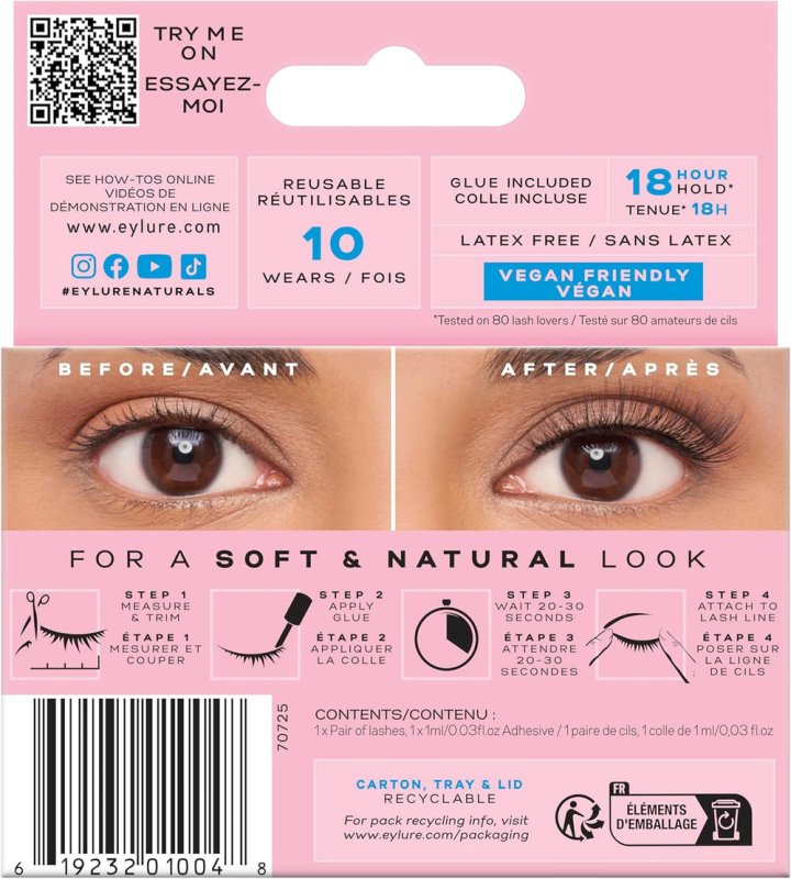 Eylure Naturals No. 032 False Lashes Secondary image