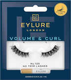 Eylure Volume & Curl 3.4 Length No.125 - False Eyelashes - British D'sire