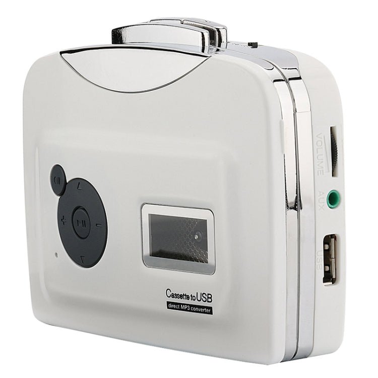 Ezcap 230 Cassette Tape to MP3 Converter Capture Audio Music Player(White) - British D'sire Main image