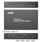 Ezcap 264M Four - Channel Multi - View HDMI to USB 3.0 Video Game Capture Card - British D'sire