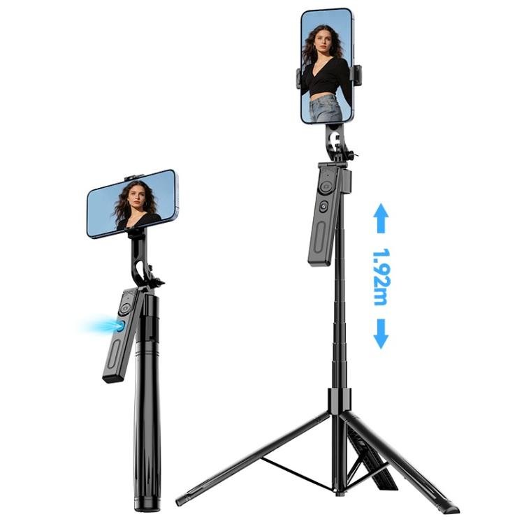 F01 For Live Streaming AI Smart Face Tracking Gimbal Selfie Stick 192cm Telescopic Tripod Stand Secondary image
