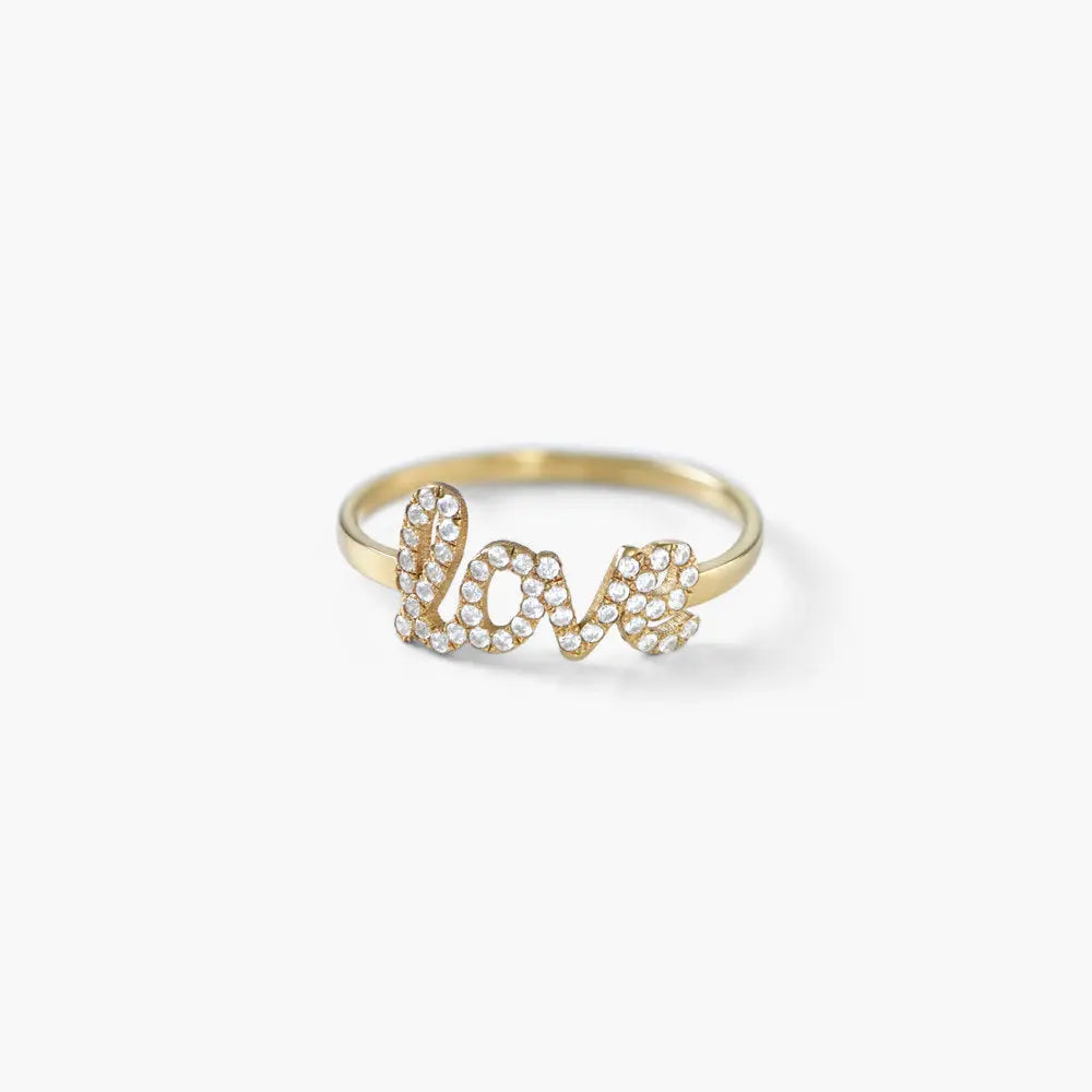 925 Sterling Silver Swarovski Stone Name Ring Maiden-Art Main image