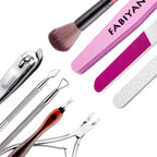 FABIYAN Nail Art Tool Set Manicure Disarm Tool Set, Specification: 9 - piece Set - British D'sire