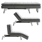 Fabric Upholstered Chaise Lounge - chaise lounge - British D'sire