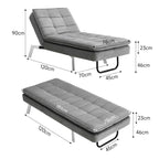Fabric Upholstered Chaise Lounge - chaise lounge - British D'sire