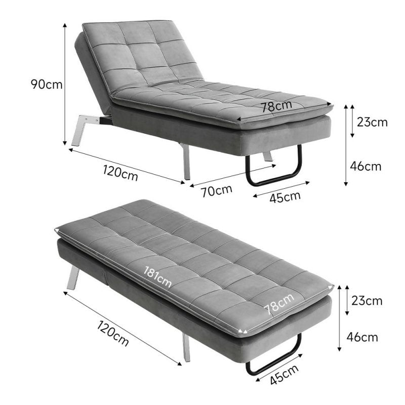 Fabric Upholstered Chaise Lounge - chaise lounge - British D'sire