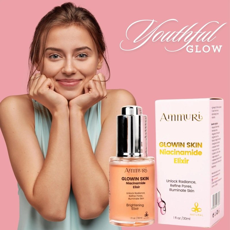 Face Lightening Glowin Skin Niacinamide Serum Elixir Youthful Radiance Advanced 4 - in - 1 - Brightening Serum - British D'sire