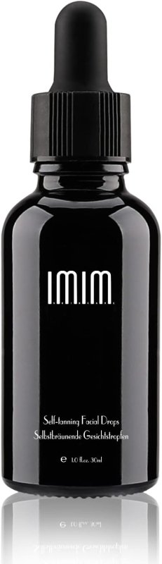 Face Tanning Drops Shine Brown IMIM Self Tanning drops For Face Instant Tan Fake Tan Streak-Free, Even-out Skin Tone, Skinny Tan, Sun-kissed, 30ml - British D'sire Main image