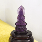 Factory direct sale natural clear quartz amethyst chinese buddha carvings statues healing crystal - Gemstones - British D'sire