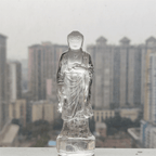 Factory direct sale natural clear quartz amethyst chinese buddha carvings statues healing crystal - Gemstones - British D'sire