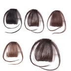 Fake Bangs Clip Hairpiece Synthetic Bangs Hair(Brown) - British D'sire