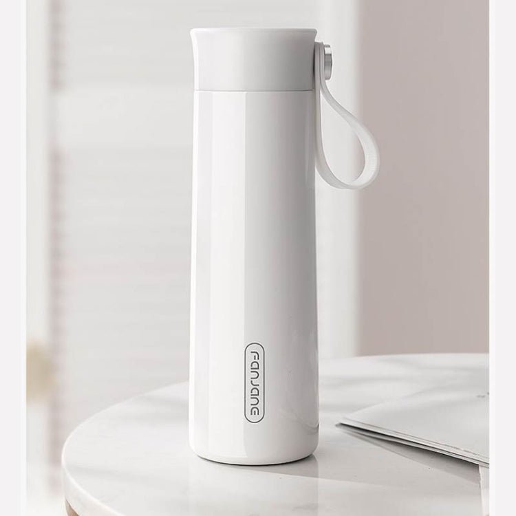FANJANE Reminder Drinking Smart Thermos Cup(White) - British D'sire Main image
