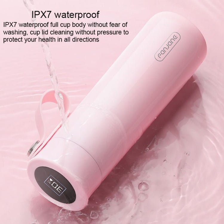 FANJANE Reminder Drinking Smart Thermos Cup(White) - British D'sire