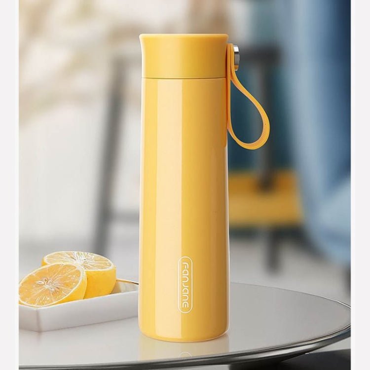 FANJANE Reminder Drinking Smart Thermos Cup(Yellow) - British D'sire Main image