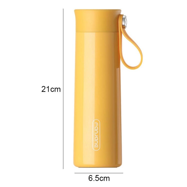 FANJANE Reminder Drinking Smart Thermos Cup(Yellow) Secondary image