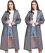 Fantalon Pack of 2 Rain Poncho Men Women Waterproof Rain Cape Festival Rain Jacket Raincoat Poncho Bicycle Rain Clothing Rain Cover Rain Accessories for Hiking Camping Cycling Travel - Rain Coat - British D'sire